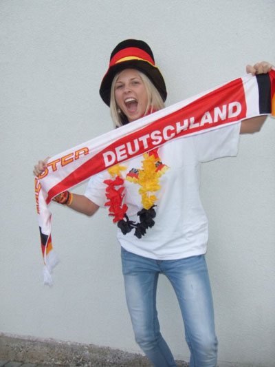 10 x Fanschal Deutschland Deutschland-Schal